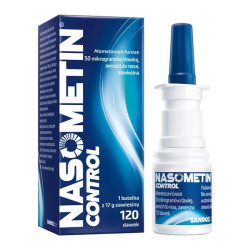 Nasometin Control, 50 mcg/dawkę, aerozol do nosa, 120 dawek