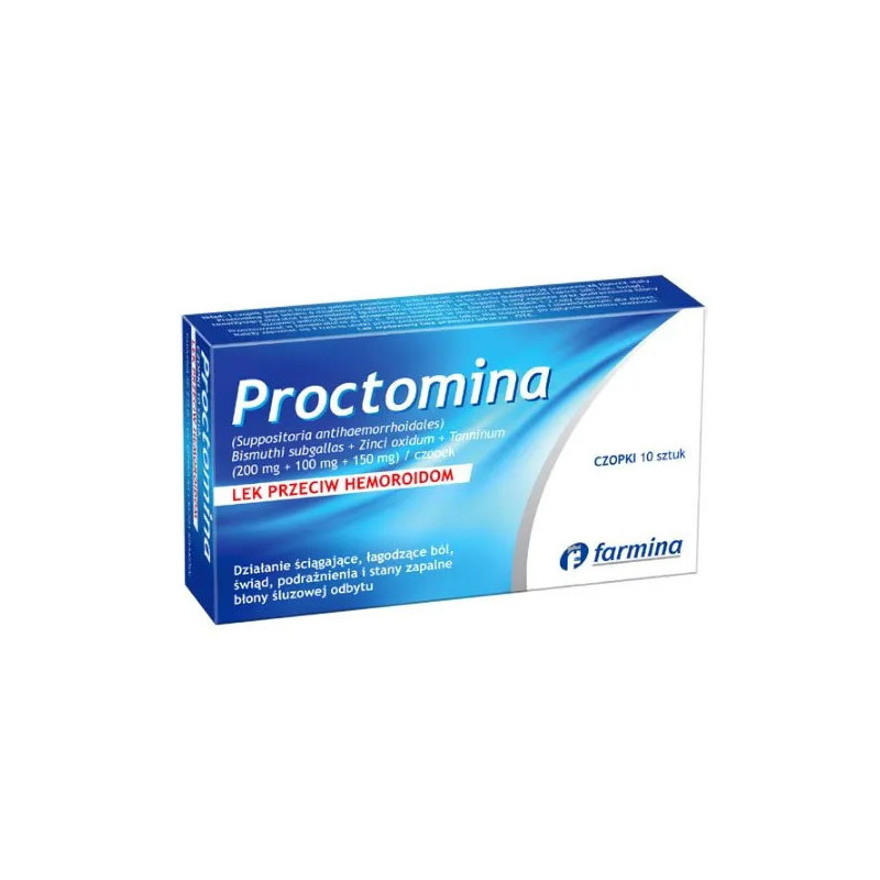 Proctomina, 10 czopków