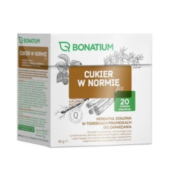 Bonatium Cukier w Normie, fix herbatka ziołowa, 20 saszetek