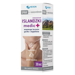 Spray do gardła z nanosrebrem islandzki, 30 ml