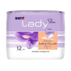 Wkładki urologiczne SENI LADY Slim Mini Plus, 12 sztuk