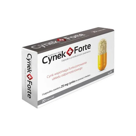 Cynek + Forte, kapsułki twarde, 20 sztuk