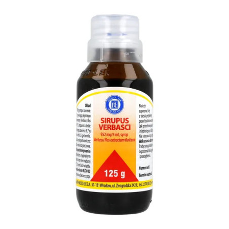 Sirupus Verbasci, syrop z dziewanny, 125 g (Hasco)