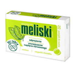 Meliski, pastylki do ssania, 20 sztuk