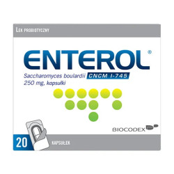 Enterol, 250 mg, kapsułki, 20 sztuk
