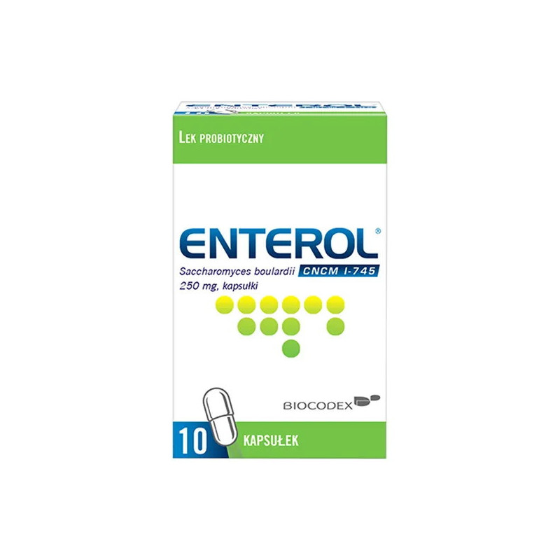Enterol, 250 mg, kapsułki, 10 sztuk