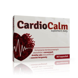 Cardio Calm, kapsułki ze składnikami wspierającymi pracę serca, 30 sztuk