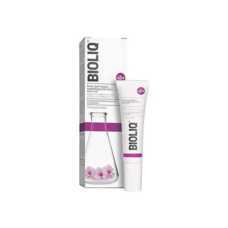 Bioliq 45+, krem ujędrniająco-wygładzający do skóry oczu i ust, 15 ml