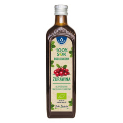 100% sok ekologiczny Żurawina, 490 ml