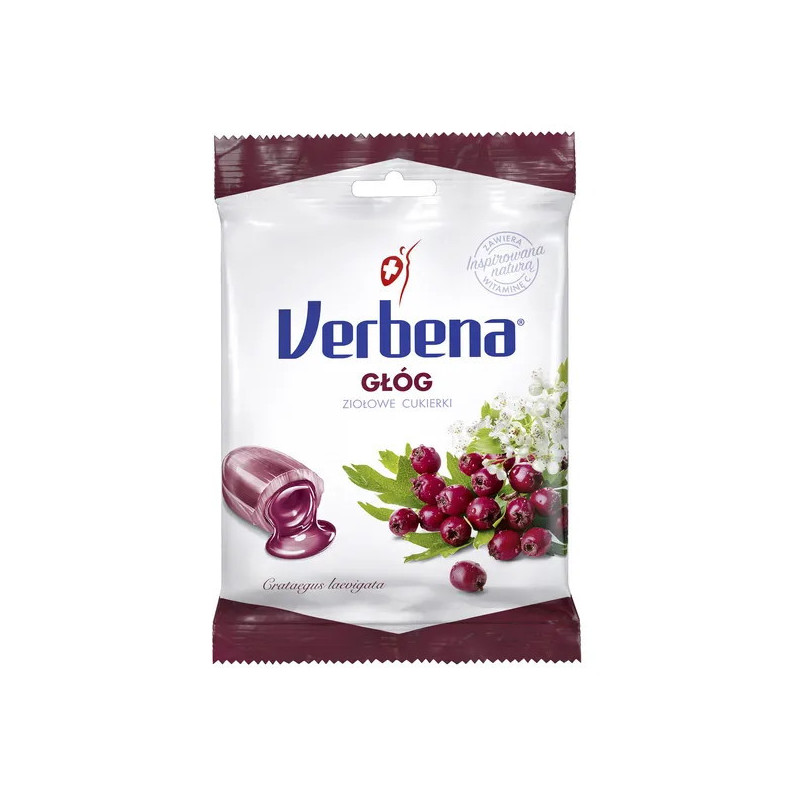 VERBENA Ziołowe cukierki Głóg, 60 g