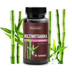 Skoczylas Multiwitamina + krzem,bor,jod, 90 kapsułek