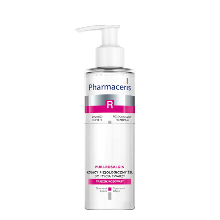 PHARMACERIS R PURI-ROSALGIN Kojący fizjologiczny żel do mycia twarzy, 190 ml