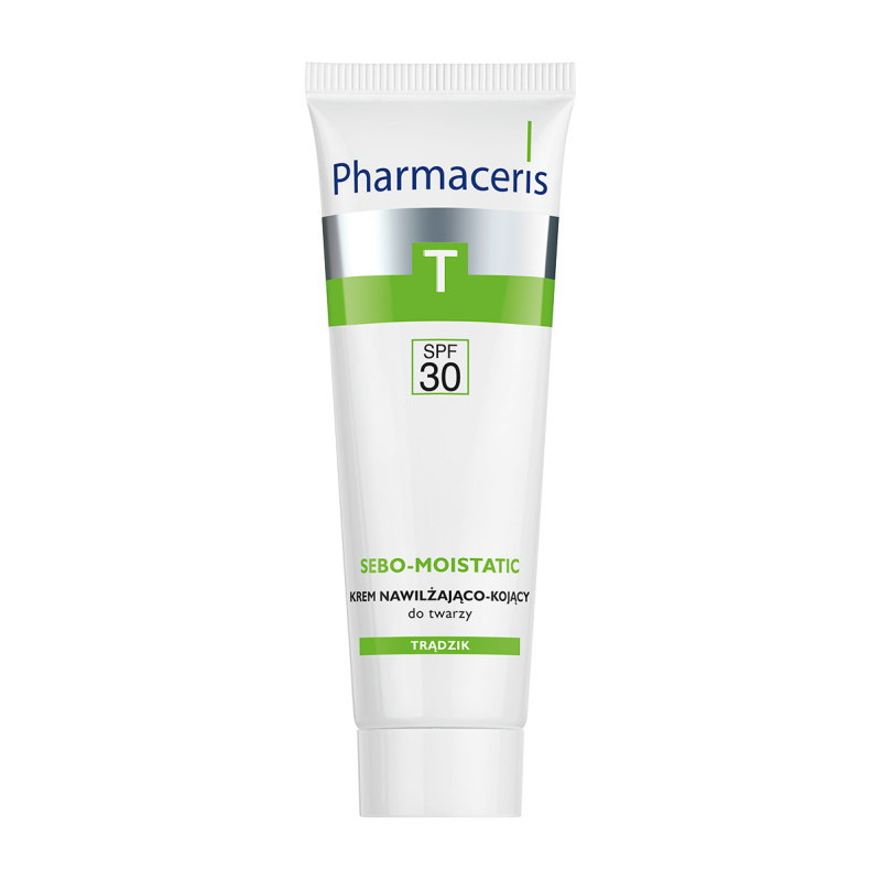 PHARMACERIS T SEBO-MOISTATIC Krem nawilżająco-kojący do twarzy SPF 30, 50 ml