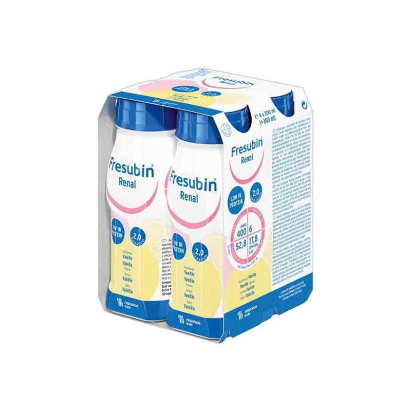 Fresubin Renal, płyn o smaku waniliowym, 4 x 200 ml