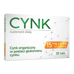 ALG PHARMA Cynk 15 mg, 30 tabletek