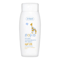 Ziajka, emulsja wodoodporna dla dzieci, SPF 25, 150 ml