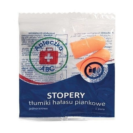 Apteczka ABC Tłumiki hałasu piankowe, 1 para
