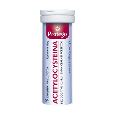 Protego Acetylocysteina, tabletki musujące, 10 sztuk