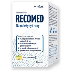 RECOMED na odleżyny i rany cytrynowy, 10 saszetek