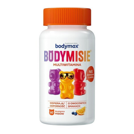 Bodymax Bodymisie o owocowych smakach, 60 sztuk, żelki
