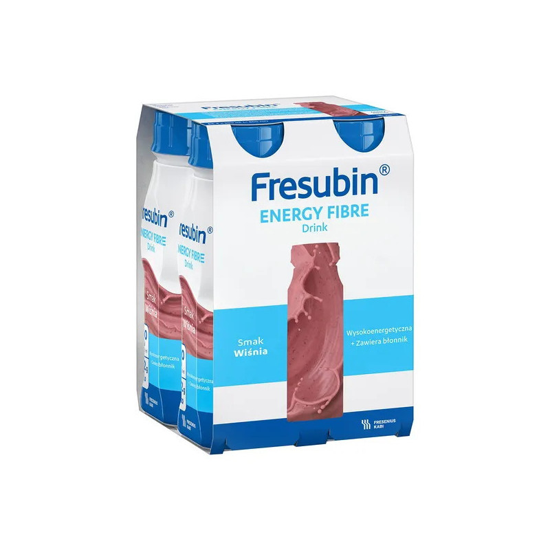 4+1 Gratis Fresubin Energy Fibre Drink, o smaku wiśniowym, 4 x 200 ml