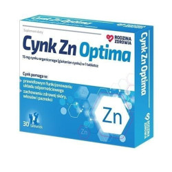 Rodzina Zdrowia, Cynk Zn Optima, 30 tabletek