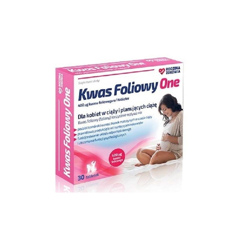 Rodzina Zdrowia, Kwas Foliowy One, 30 tabletek