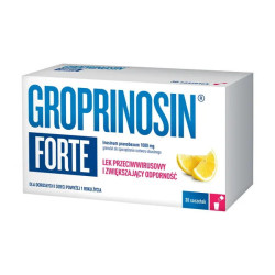 Groprinosin Forte, 1000 mg, granulat do sporządzania roztworu doustnego,1,8g, 30 saszetek