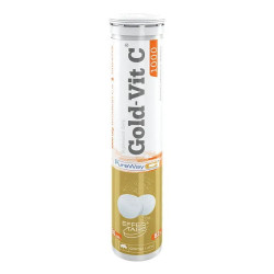 Olimp Gold-Vit C1000, tabletki musujące, smak pomarańczowy, 20 sztuk