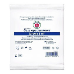 Apteczka ABC Gaza opatrunkowa jałowa 17- nitkowa, 1m2