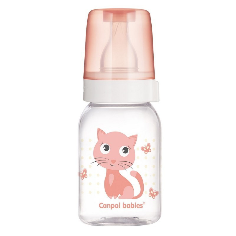 Butelka Wąska 120ml CUTE ANIMALS 11/851 Canpol Babies