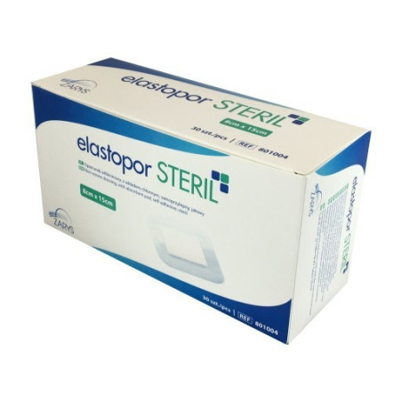 Elastopor Steril opatrunek jałowy 8x15 cm, 30 sztuk