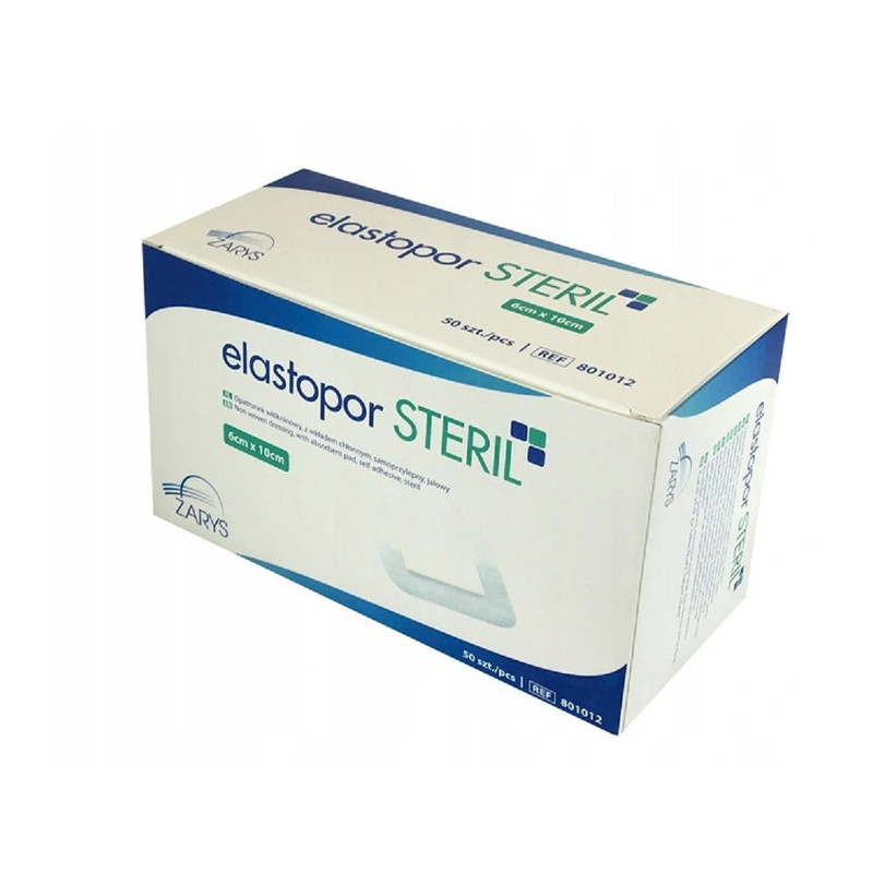 Elastopor Steril opatrunek jałowy 6x10 cm, 50 sztuk