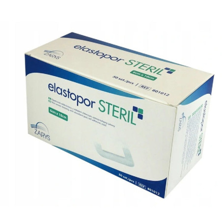 Elastopor Steril opatrunek jałowy 6x10 cm, 50 sztuk