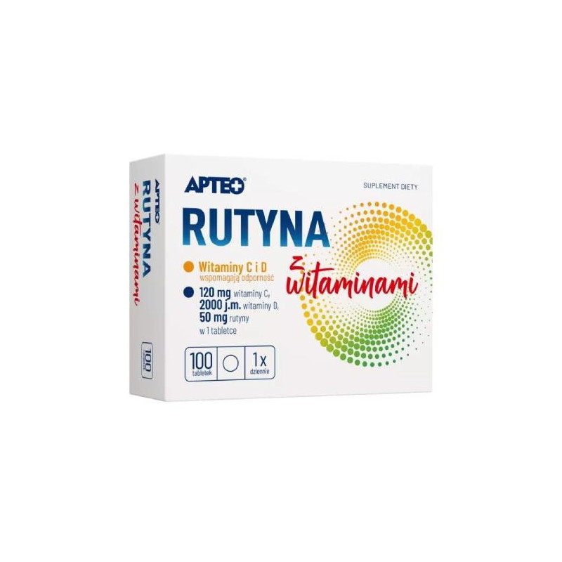 Rutyna z witaminami APTEO, 100 tabletek