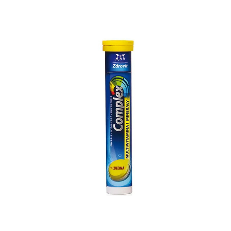 Zdrovit Complex Multiwitamina i Minerały + Luteina, 24 tabletki musujące
