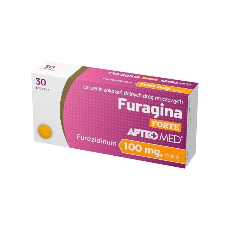 Furagina Forte Apteo Med 0,1 g , 30 tabletek