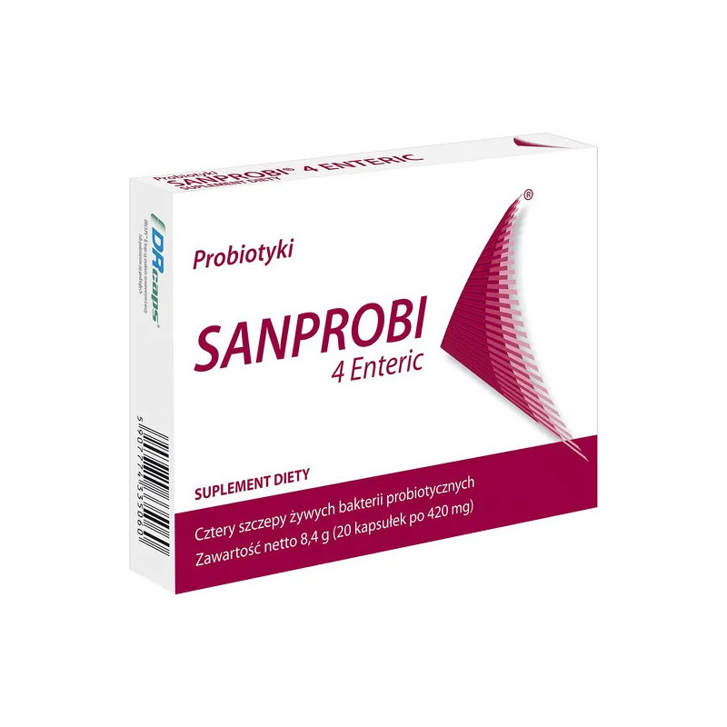Sanprobi 4 Enteric, kapsułki, 20 sztuk