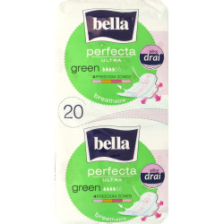 Podpaski Bella Perfecta Ultra Green, 20 sztuk