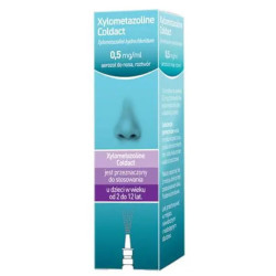 Xylometazoline Coldact, 0,5 mg/ml, aerozol do nosa, 10 ml