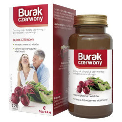 Burak czerwony, tabletki, 120 sztuk