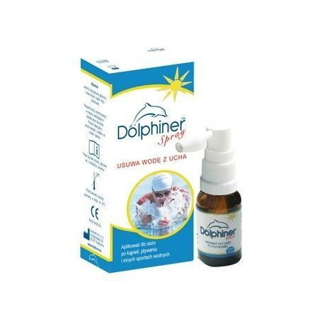 Dolphiner, preparat do uszu po pływaniu, spray, 15 ml