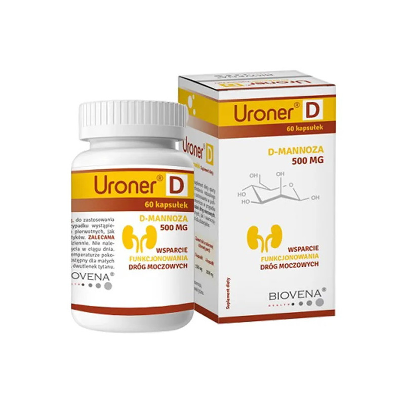 Uroner D, kapsułki, 60 sztuk