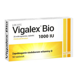 Vigalex Bio, 1000 IU, tabletki, 90 sztuk