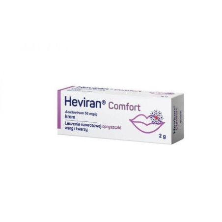 Heviran Comfort 50 mg/g, krem, 2 g