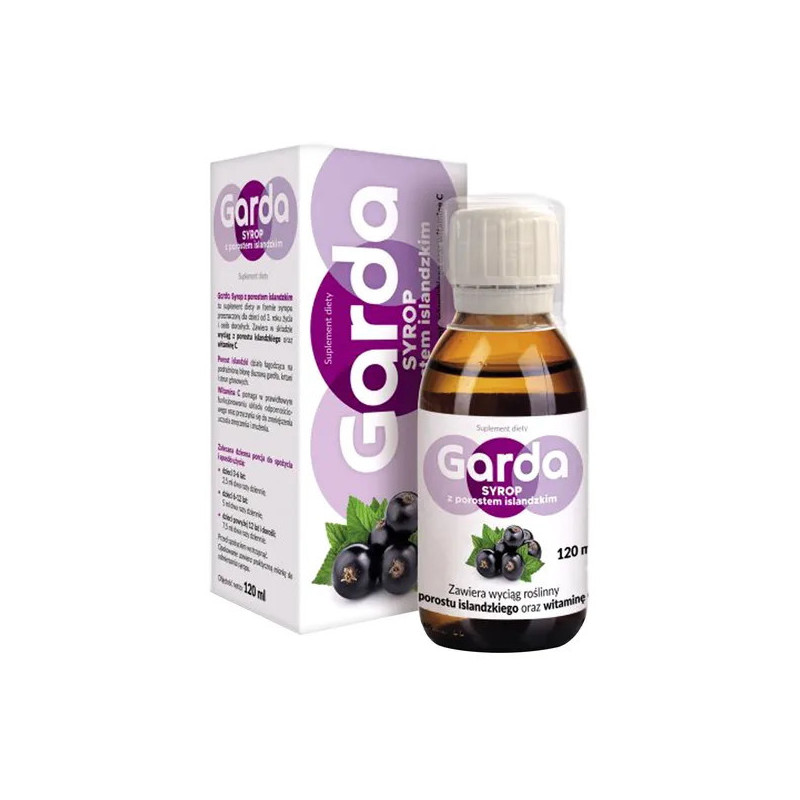 Garda Syrop z porostem islandzkim, syrop, 120 ml