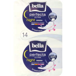 Podpaski  BELLA PERFECTA ULTRA Night SOFT ,14sztuk