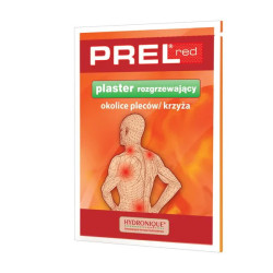 Prel Red, plastry na skórę, rozgrzewające, 3 sztyki