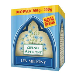 Len mielony, duo pack, 200 g + 200 g