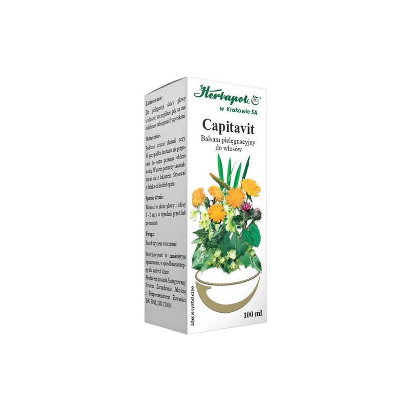 Capitavit, balsam pielęgnacyjny do włosów, 100 ml